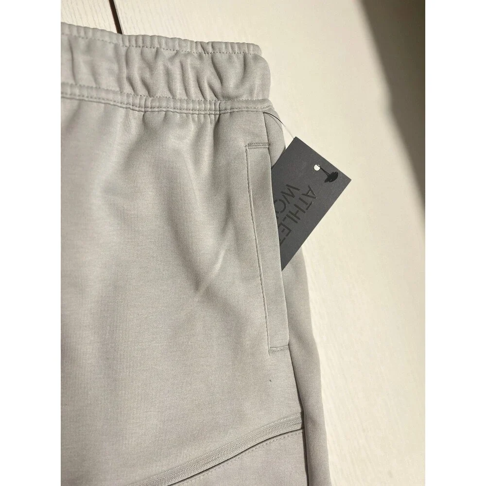 NWT Youth Boy Knit Shorts Sz XL (14-16) Silver Gray